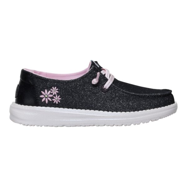 Wendy Youth Shimmer Flower - Charcoal - Image 8