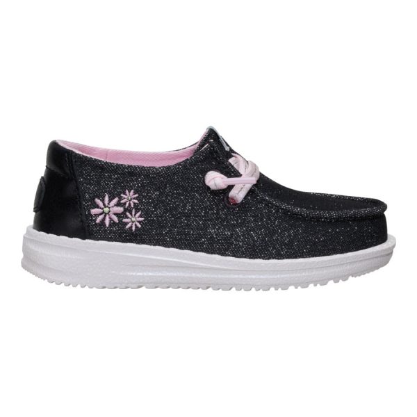 Wendy Toddler Shimmer Flower - Charcoal - Image 8