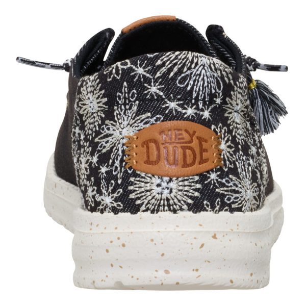 Wendy Funk Embroidered Floral - Black - Image 5