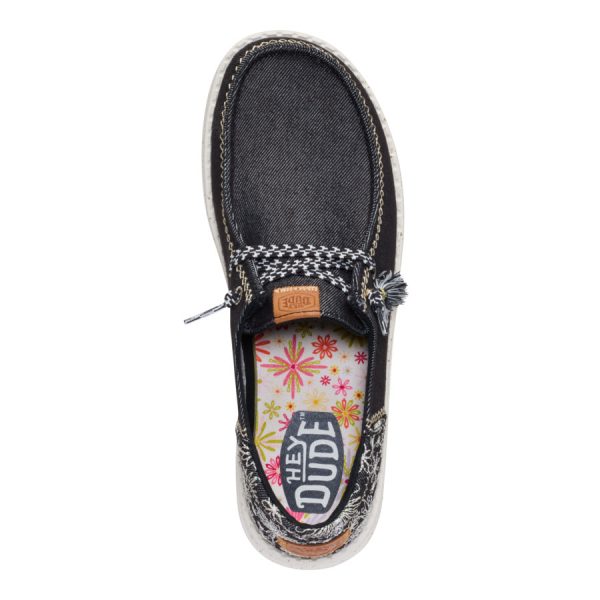 Wendy Funk Embroidered Floral - Black - Image 6