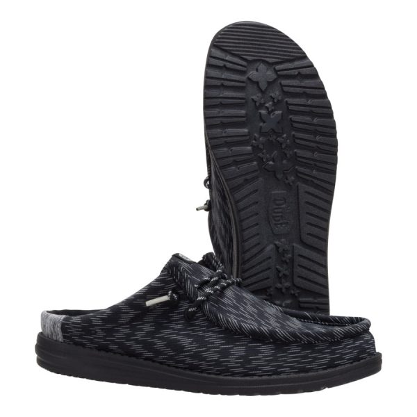 Wally Slip Jersey Jacquard - Black/Monument Grey - Image 3