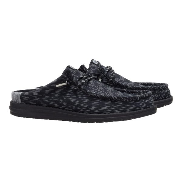 Wally Slip Jersey Jacquard - Black/Monument Grey - Image 2