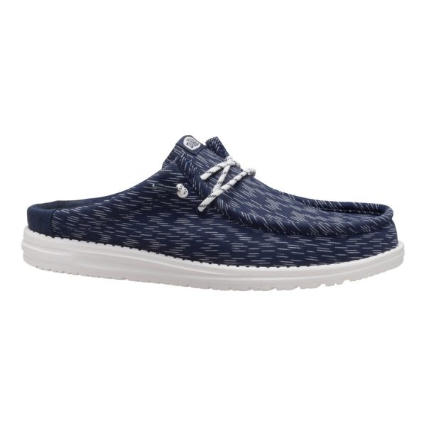 Wally Slip Jersey Jacquard - Navy Blazer/White - Image 7