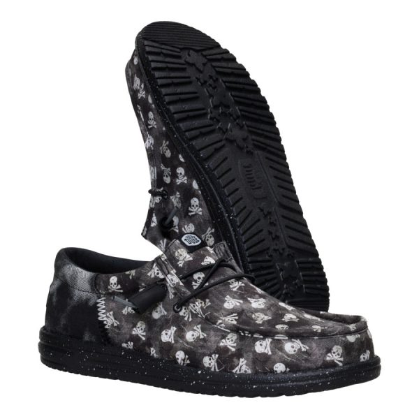 Wally Funk Skull Print - Black/Black Oyster - Image 3