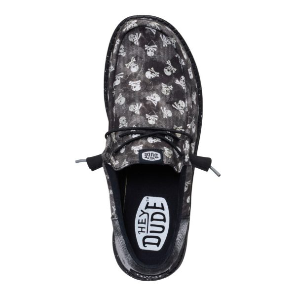 Wally Funk Skull Print - Black/Black Oyster - Image 6