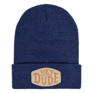 HEYDUDE? Patch Beanie - Navy
