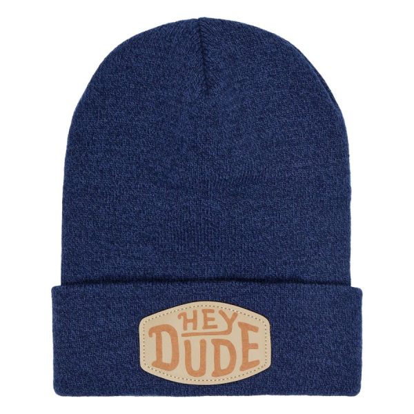 HEYDUDE? Patch Beanie - Navy