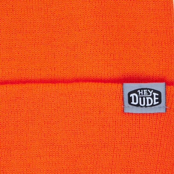 HEYDUDE? Cuff Beanie - Orange - Image 2