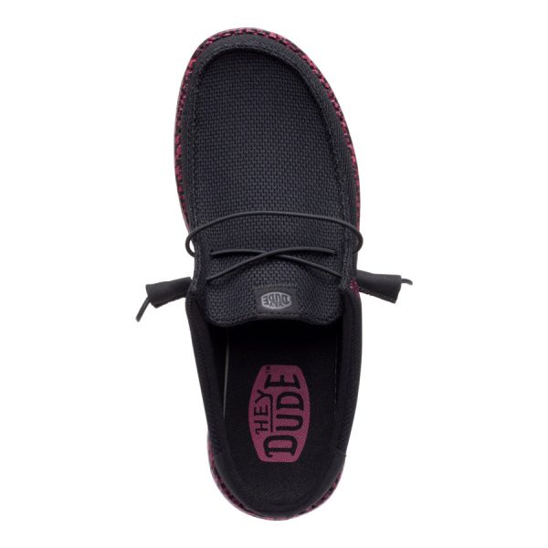 Wally Slip Warped Geo - Black/Fig Purple - Image 6