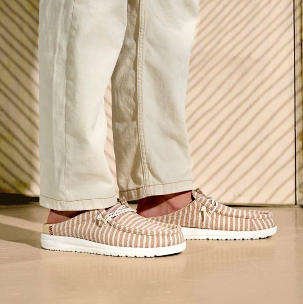 Wally Slip Resort - Tan/White - Image 2